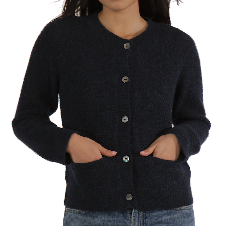 Les Racines du Ciel Les Racines du Ciel, Iona Cardigan, blue, XS