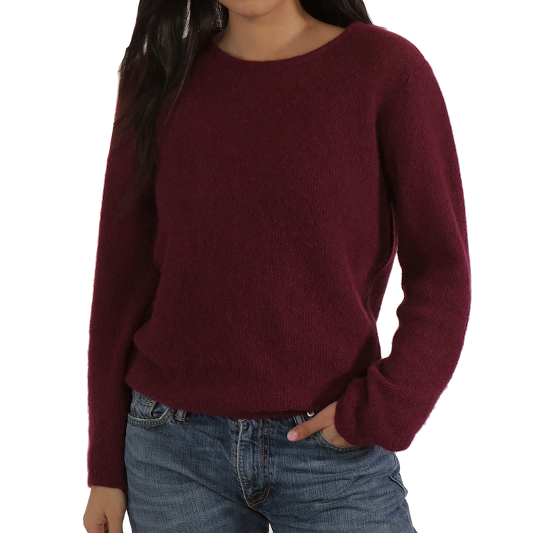Les Racines du Ciel Les Racines du Ciel, Isadora Sweater, plum, XS