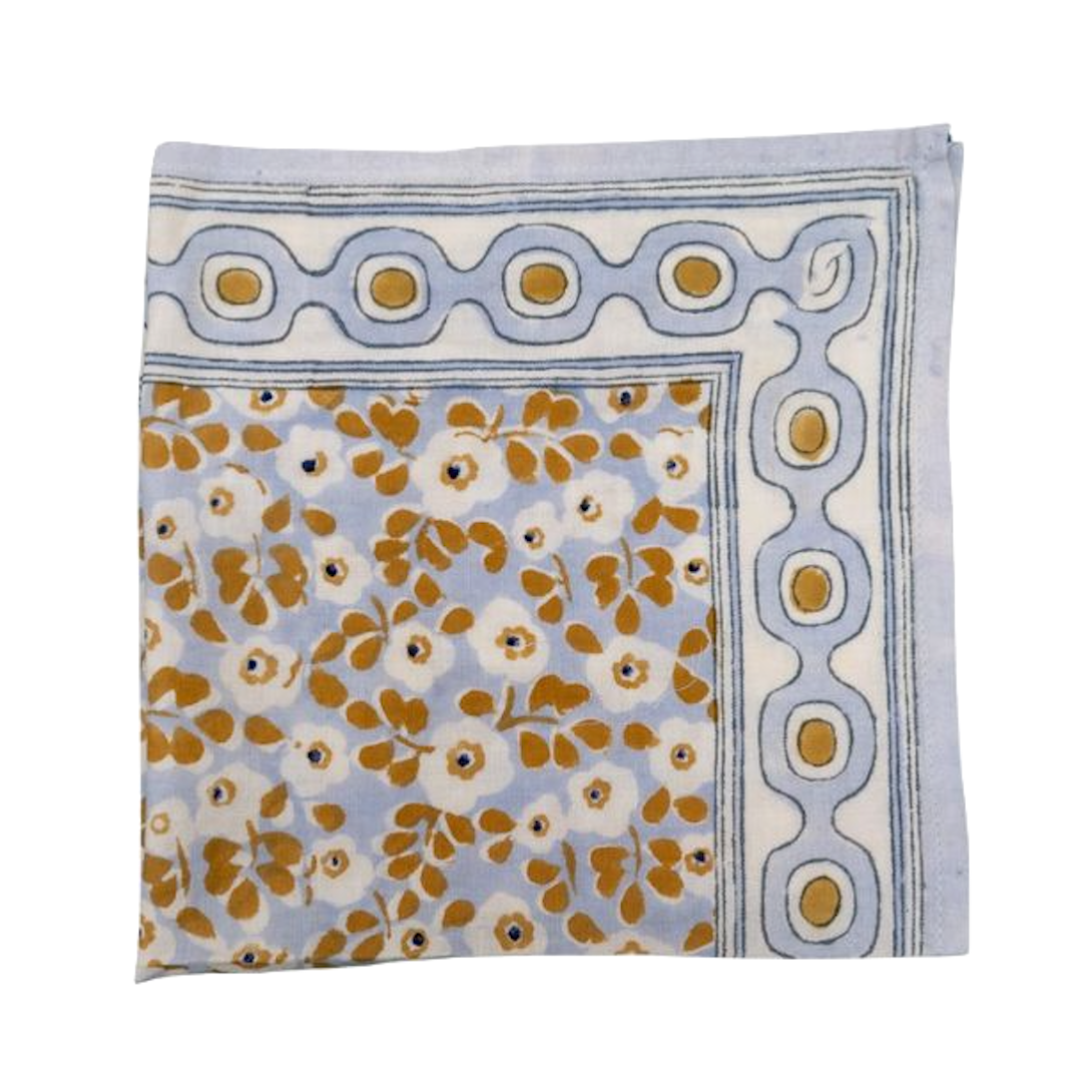 Love Explorers Love Explorers, 70s Flower Scarf, light blue