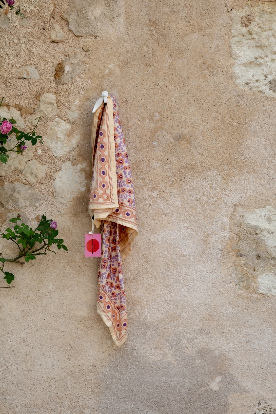 Love Explorers Love Explorers, 70s Flower Scarf, purple