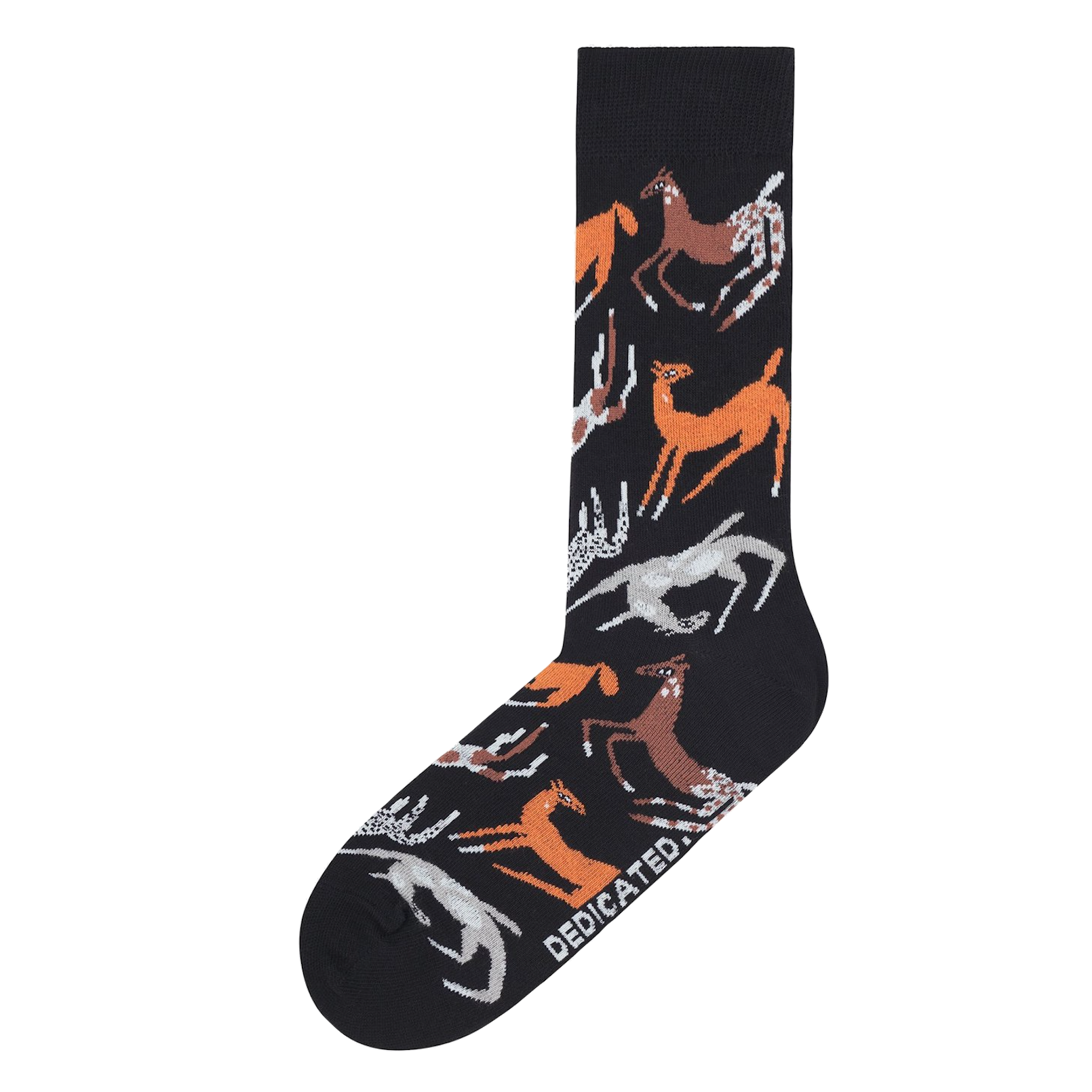 Dedicated Dedicated, Sigtuna Socks Mustang Party, black, 36-40