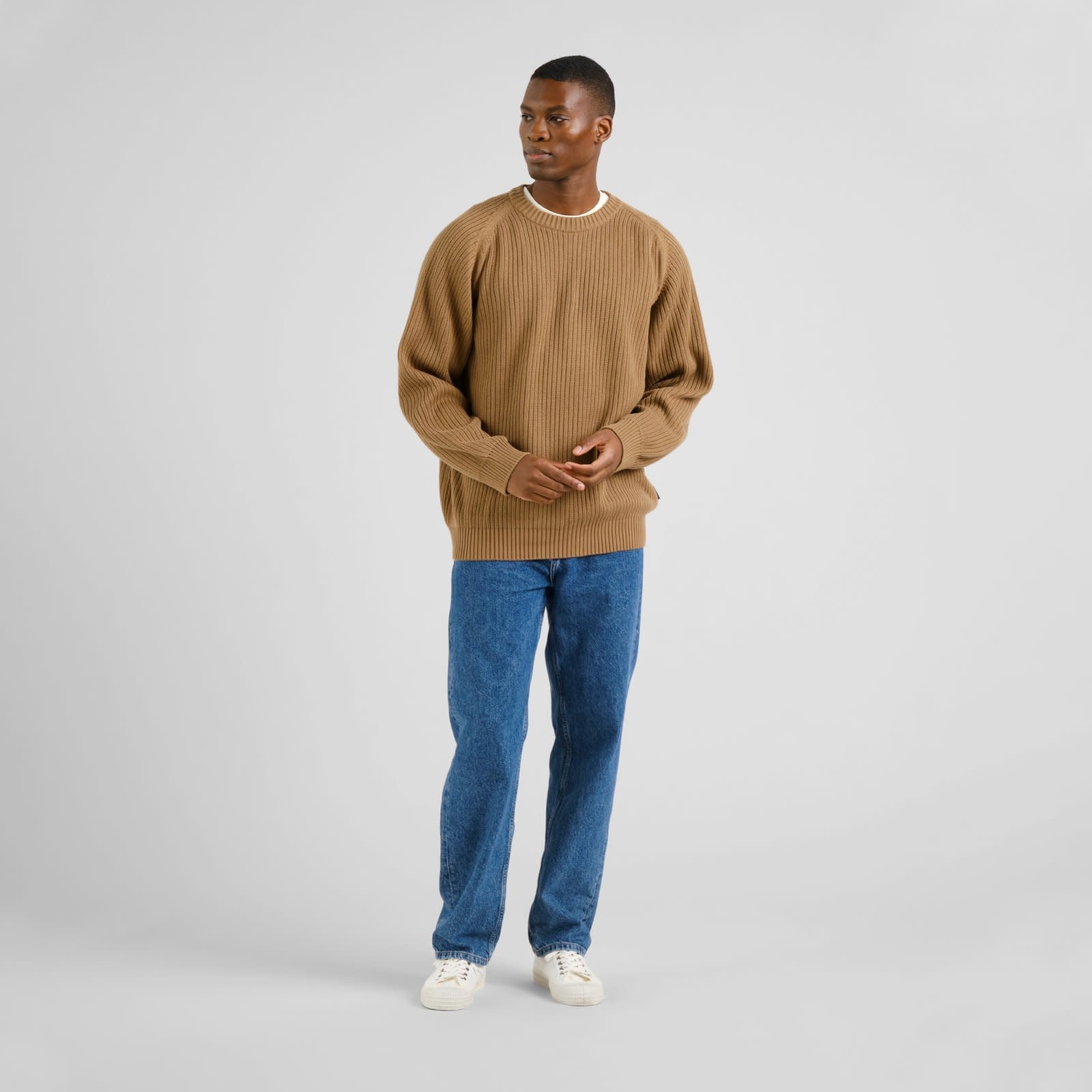 Dedicated Dedicated, Hakkas Knit Sweater, otter brown, S