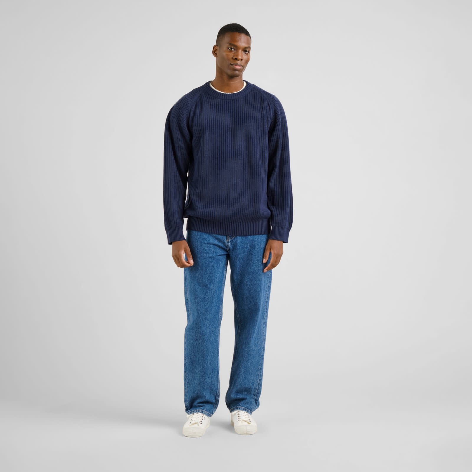 Dedicated Dedicated, Hakkas Knit Sweater, navy, M