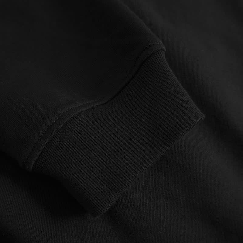 Dedicated Dedicated, Ystad Sweatshirt Line Art Leaves, black, XS