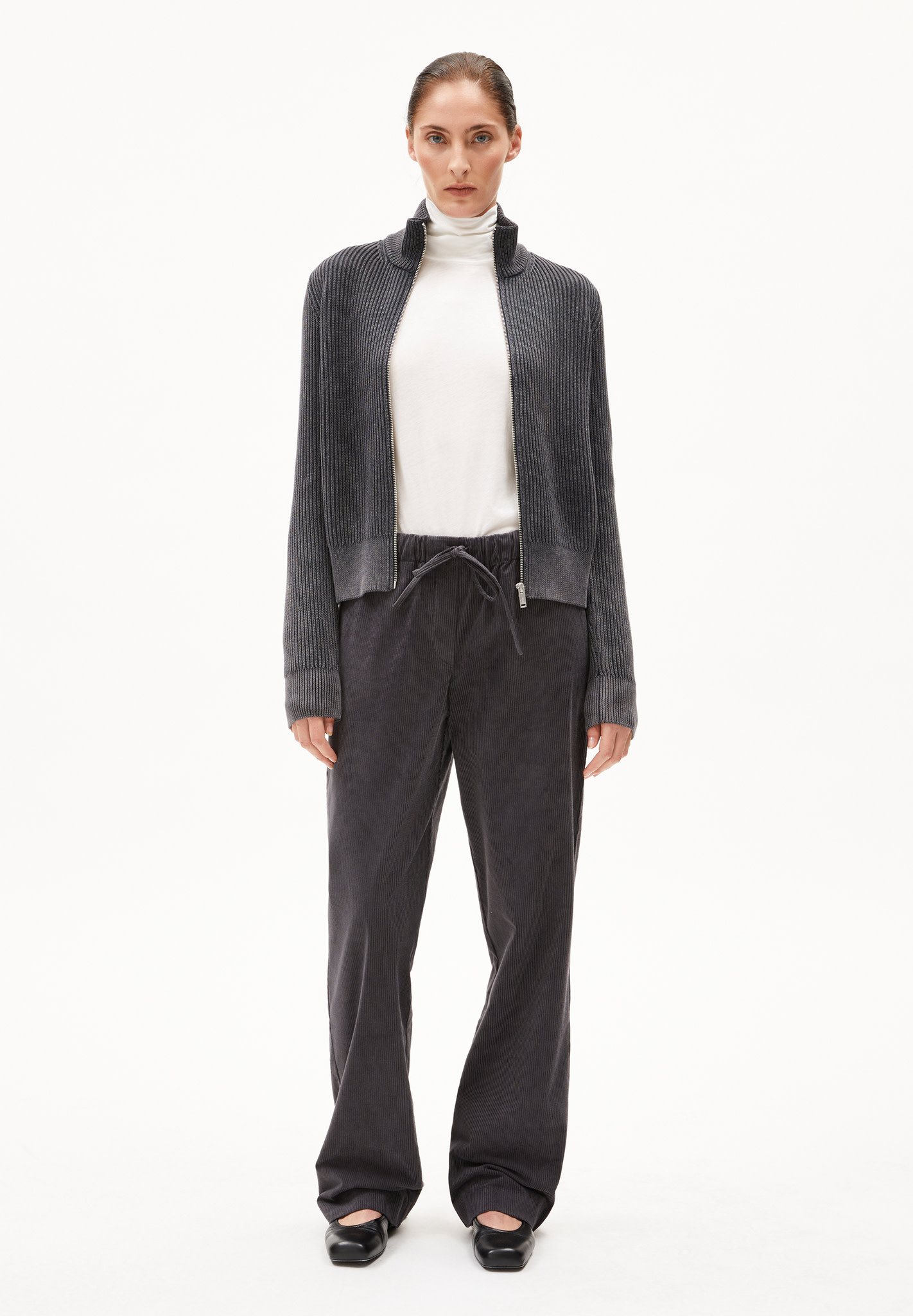 Armedangels Armedangels, Jaimilaa Corduroy, dark steel, S