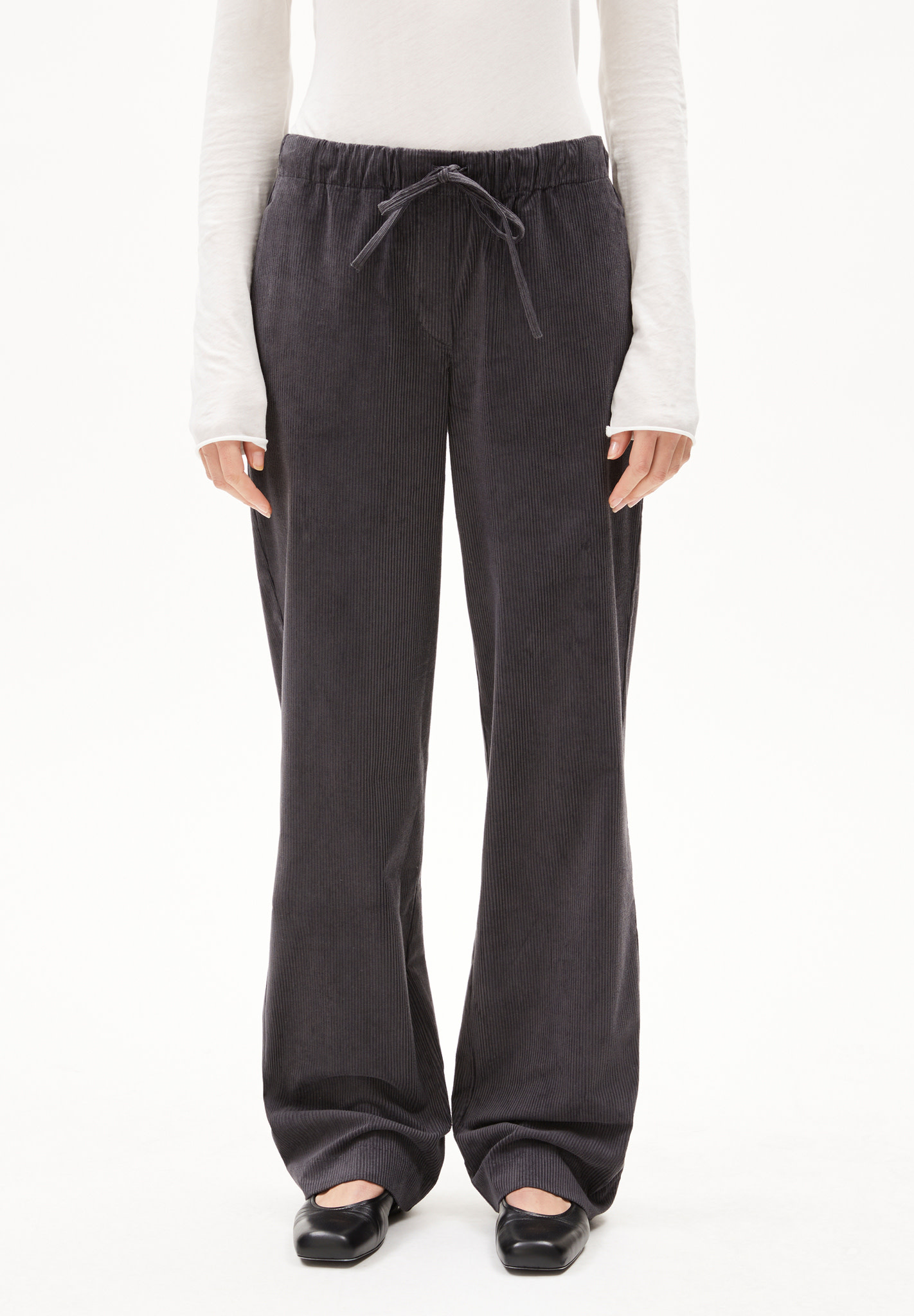 Armedangels Armedangels, Jaimilaa Corduroy, dark steel, XS