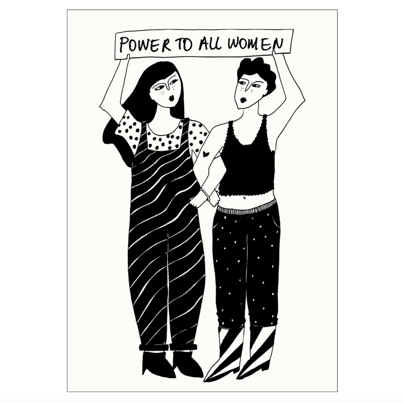 helen b helen b, Postkarte, power to all women 2