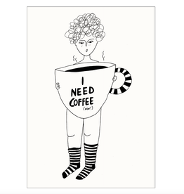 helen b helen b, Postkarte, coffee now