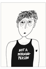 helen b helen b, Postkarte, not a morning person