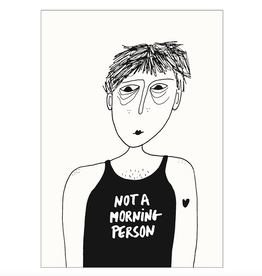 helen b helen b, Postkarte, not a morning person