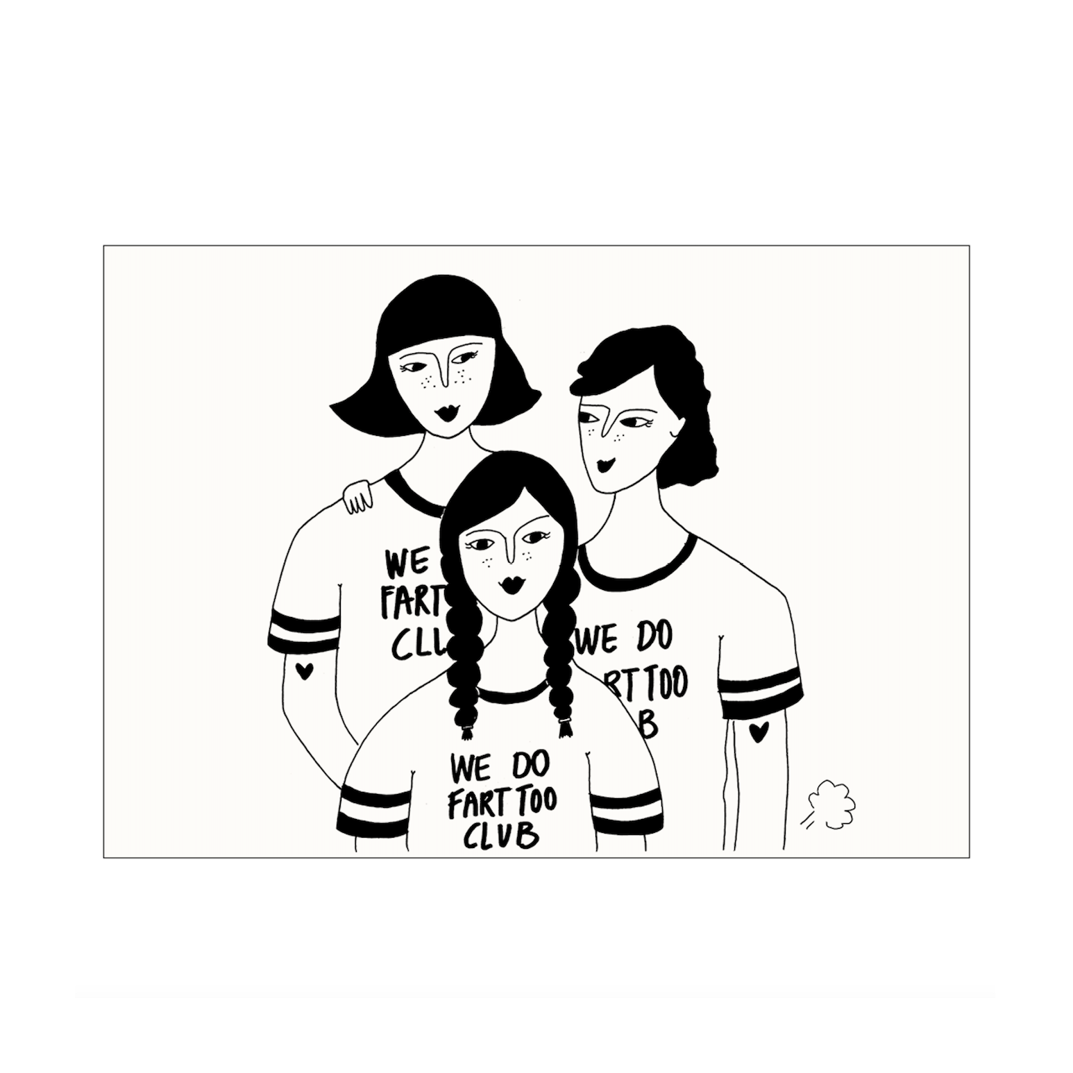 helen b helen b, Postkarte, fart club