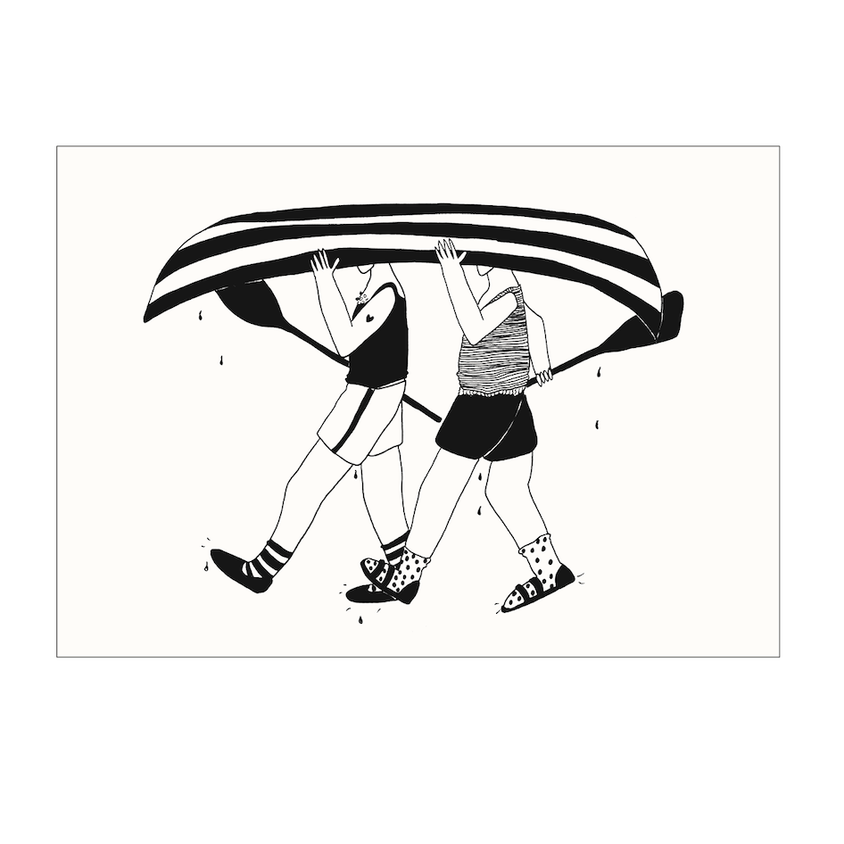 helen b helen b, Postkarte, johny and rudy