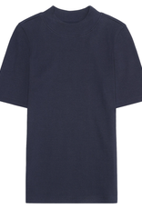 KnowledgeCotton Apparel KnowledgeCotton, Rib High Neck SS, night sky, S