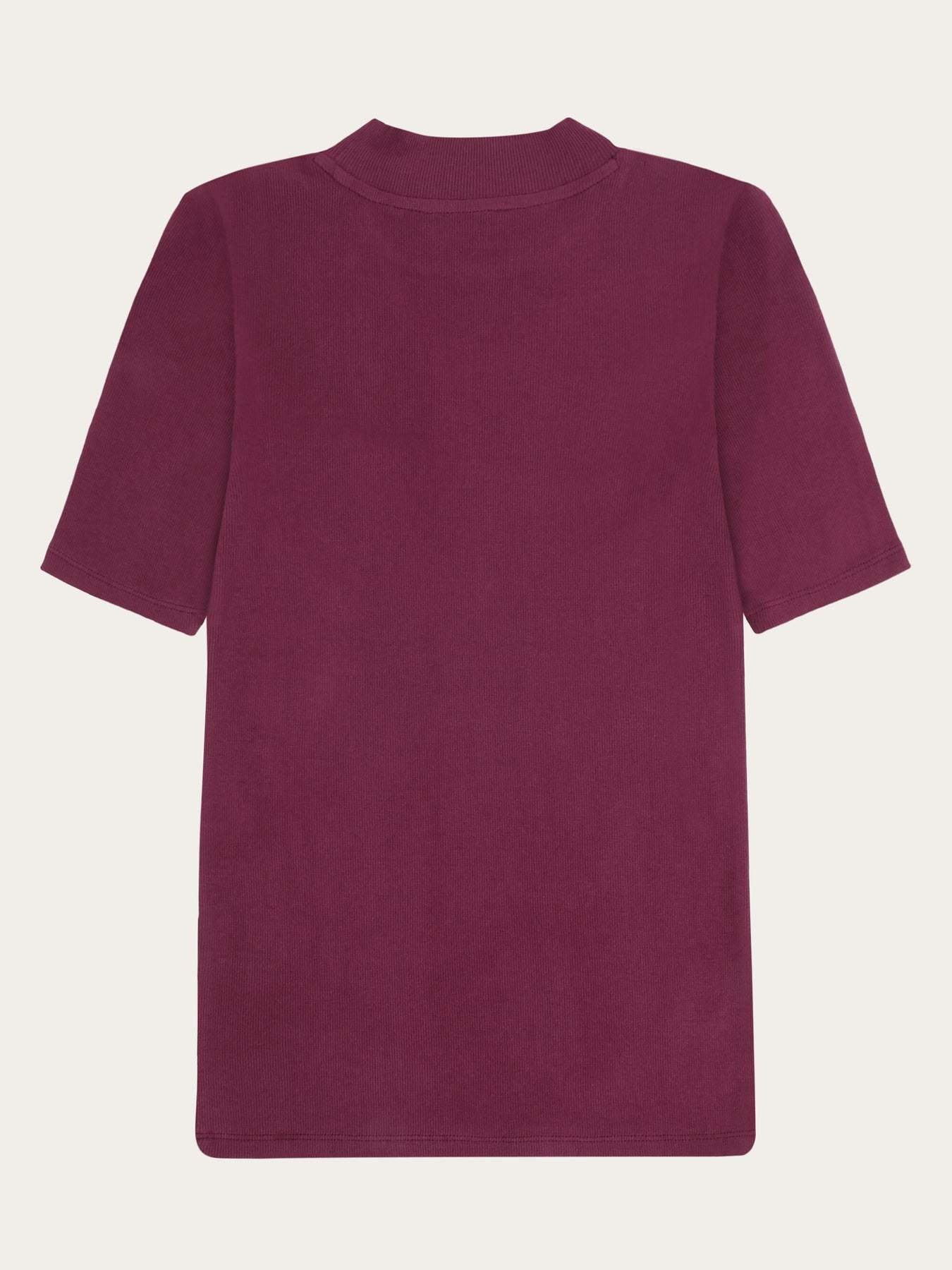 KnowledgeCotton Apparel KnowledgeCotton, Rib High Neck SS, fig, L