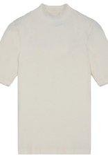 KnowledgeCotton Apparel KnowledgeCotton, Rib High Neck SS, star white, L