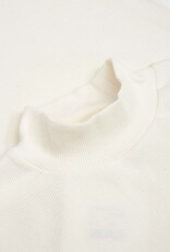 KnowledgeCotton Apparel KnowledgeCotton, Rib High Neck SS, star white, M