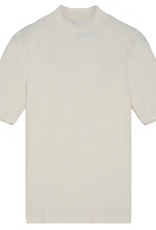 KnowledgeCotton Apparel KnowledgeCotton, Rib High Neck SS, star white, XS