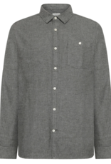 KnowledgeCotton Apparel KnowledgeCotton, Fishbone Flannel Shirt, forrest night, XL