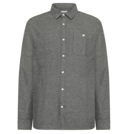 KnowledgeCotton Apparel KnowledgeCotton, Fishbone Flannel Shirt, forrest night, L