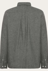 KnowledgeCotton Apparel KnowledgeCotton, Fishbone Flannel Shirt, forrest night, S