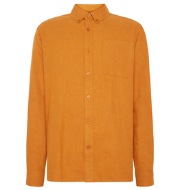 KnowledgeCotton Apparel KnowledgeCotton, Melange Flannel Shirt, pumpkin spice, XL