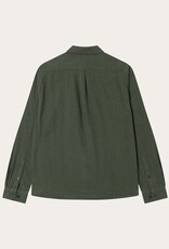 KnowledgeCotton Apparel KnowledgeCotton, Melange Flannel Shirt, forrest night, XL