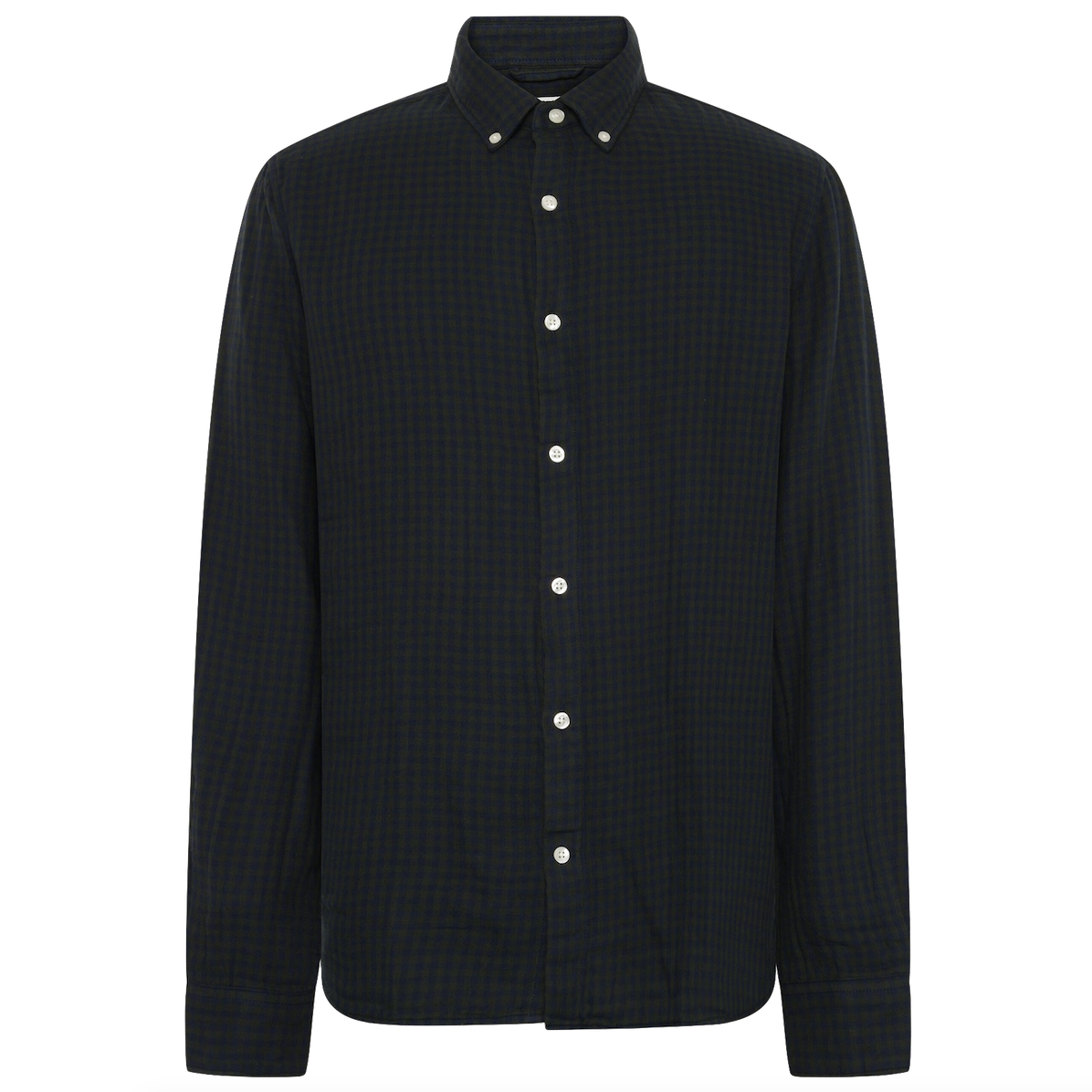 KnowledgeCotton Apparel KnowledgeCotton, Double Layer Shirt, green check, S