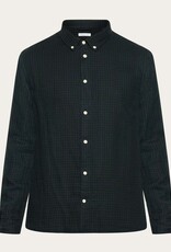 KnowledgeCotton Apparel KnowledgeCotton, Double Layer Shirt, green check, S