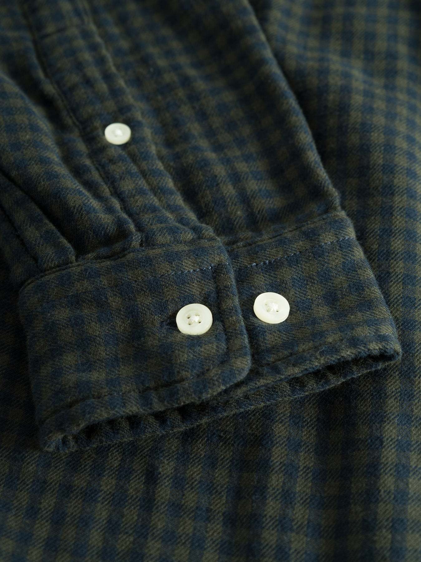 KnowledgeCotton Apparel KnowledgeCotton, Double Layer Shirt, green check, S