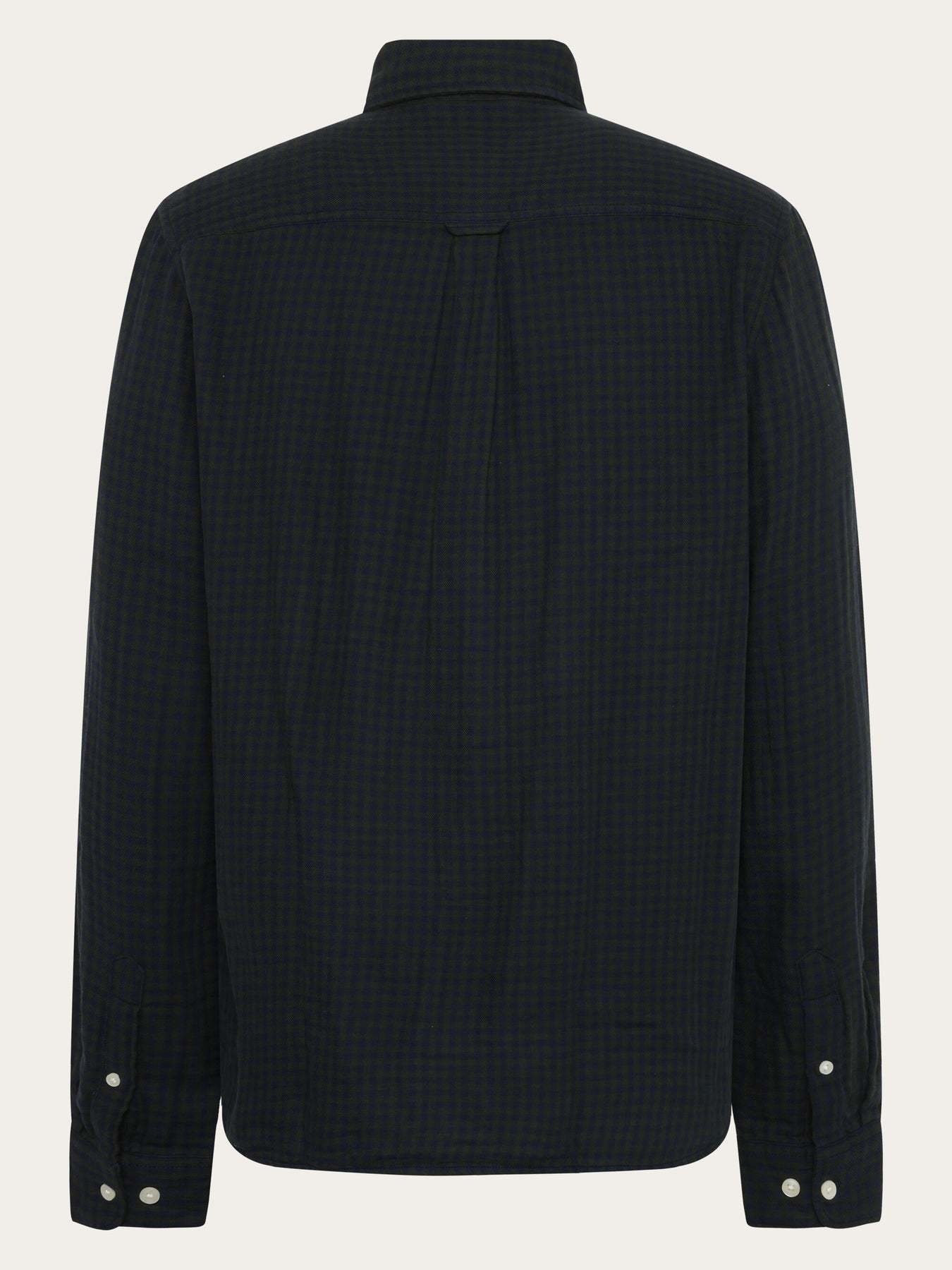 KnowledgeCotton Apparel KnowledgeCotton, Double Layer Shirt, green check, S