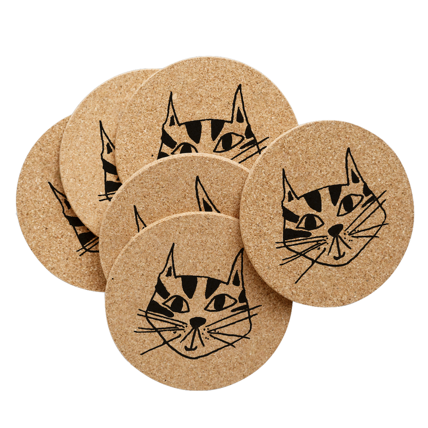 helen b helen b, Kork Untersetzer (6 Stk), cat