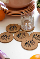 helen b helen b, Kork Untersetzer (6 Stk), cat