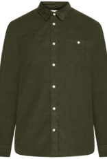 KnowledgeCotton Apparel KnowledgeCotton, Corduroy Shirt, forrest night, XL