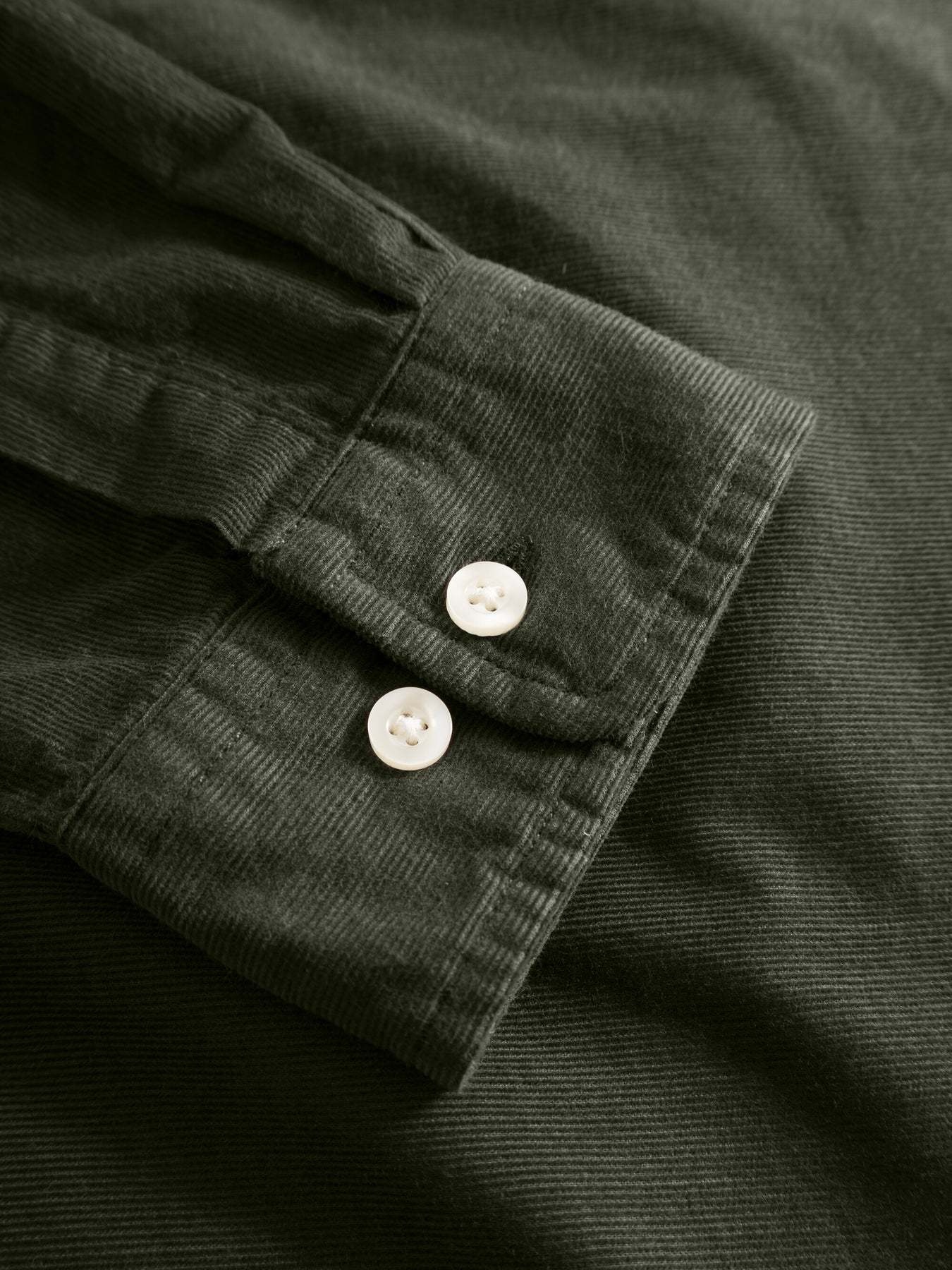KnowledgeCotton Apparel KnowledgeCotton, Corduroy Shirt, forrest night, XL
