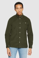 KnowledgeCotton Apparel KnowledgeCotton, Corduroy Shirt, forrest night, L