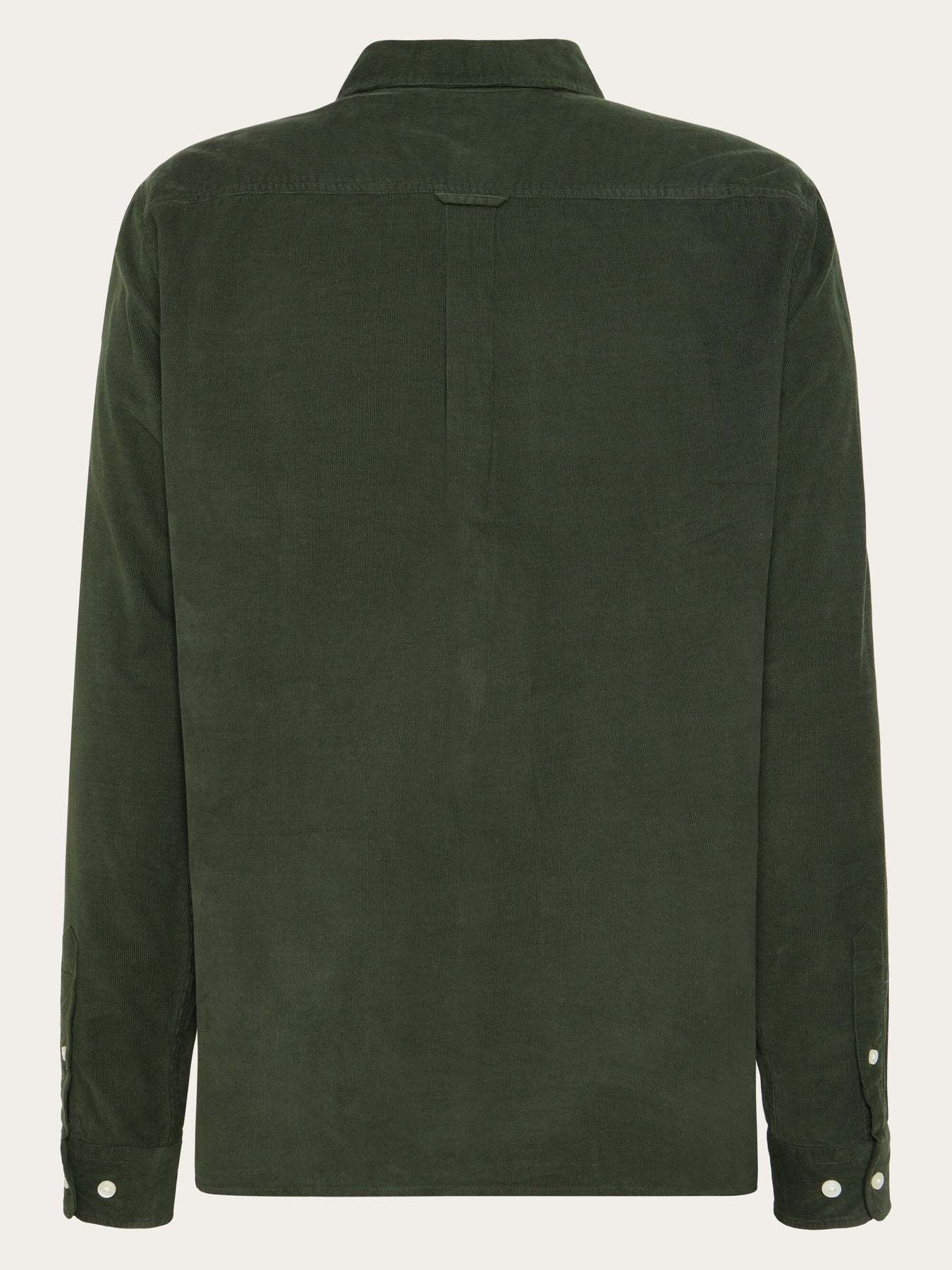 KnowledgeCotton Apparel KnowledgeCotton, Corduroy Shirt, forrest night, M