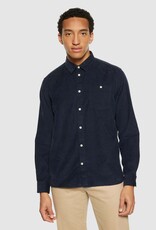 KnowledgeCotton Apparel KnowledgeCotton, Corduroy Shirt, total eclipse, M