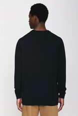 KnowledgeCotton Apparel KnowledgeCotton, Merino Crew Neck, total eclipse, XL