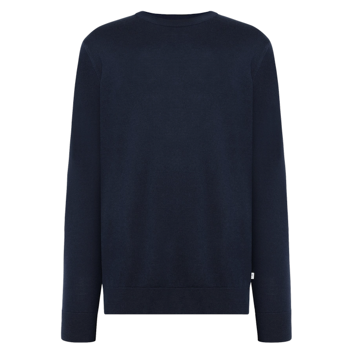 KnowledgeCotton Apparel KnowledgeCotton, Merino Crew Neck, total eclipse, M