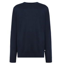 KnowledgeCotton Apparel KnowledgeCotton, Merino Crew Neck, total eclipse, S