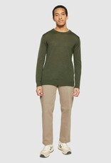 KnowledgeCotton Apparel KnowledgeCotton, Merino Crew Neck, forrest night, M