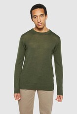 KnowledgeCotton Apparel KnowledgeCotton, Merino Crew Neck, forrest night, M