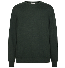 KnowledgeCotton Apparel KnowledgeCotton, Merino Crew Neck, forrest night, S