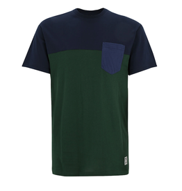 Iriedaily Iriedaily, Block Pocket Tee, bottle green, M