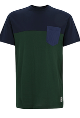Iriedaily Iriedaily, Block Pocket Tee, bottle green, S