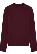 KnowledgeCotton Apparel KnowledgeCotton, Rib High Neck LS, fig, S