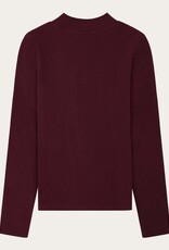 KnowledgeCotton Apparel KnowledgeCotton, Rib High Neck LS, fig, XS