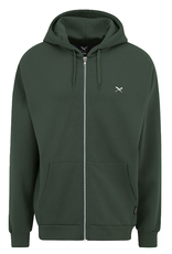 Iriedaily Iriedaily, Mini Flag 2 Zip Hood, bottle green, M