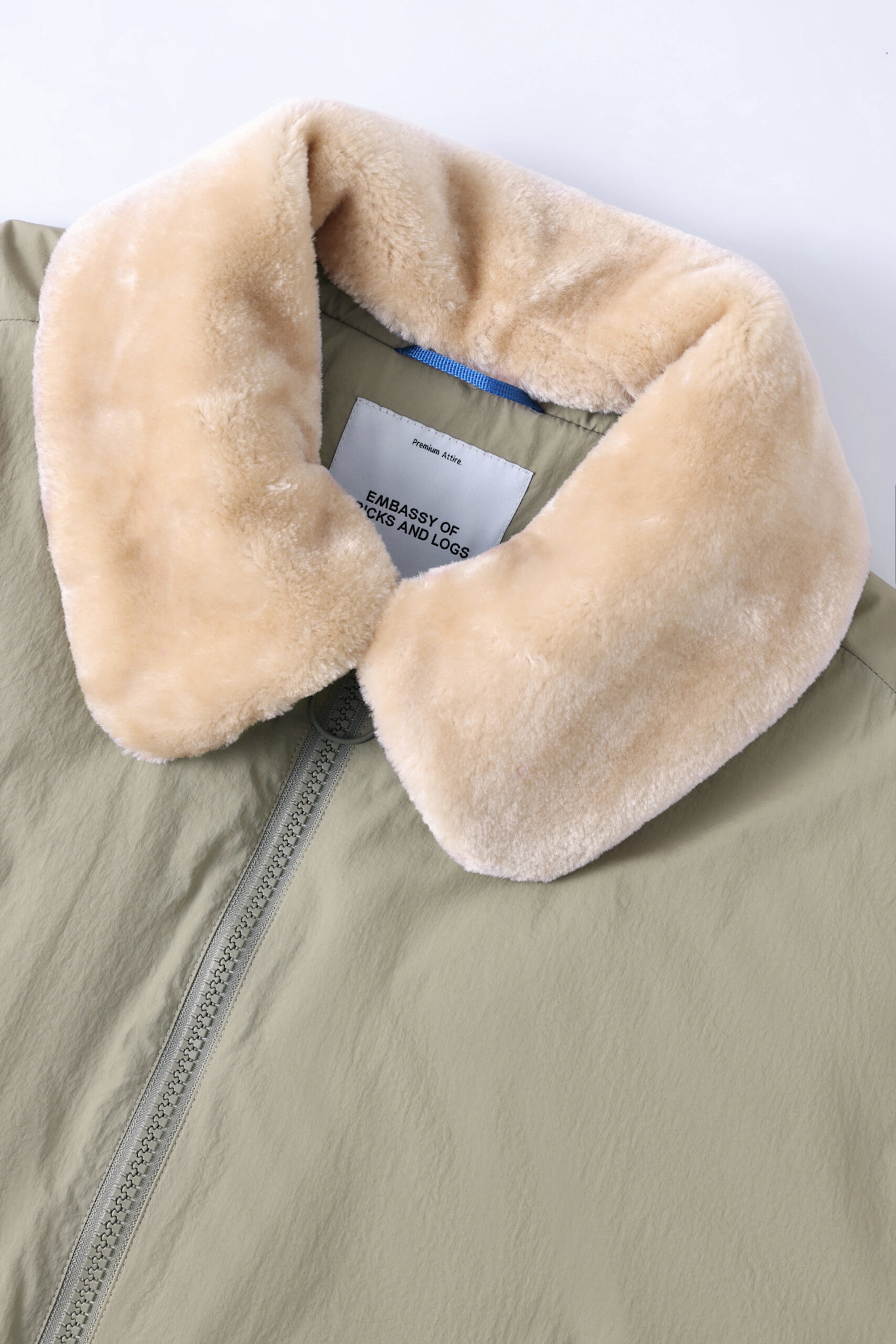 Embassy of Bricks and Logs Embassy of Bricks and Logs, Camden Bomber, pale o, XS