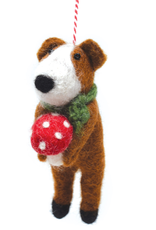 Black Yak Black Yak, Filzhänger, hund mit fliegenpilz